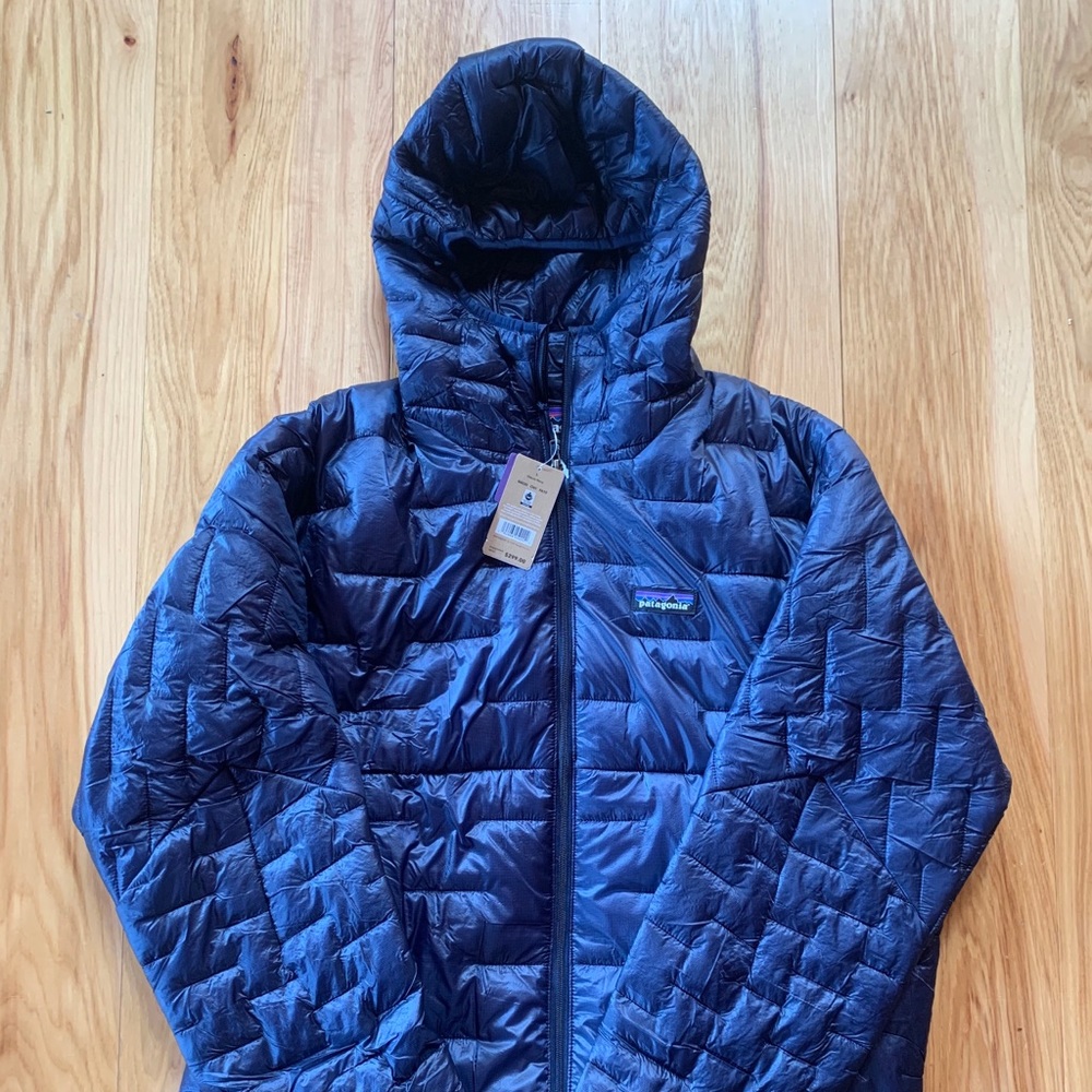 Men’s Patagonia Micro Puff Hoody - Navy Sz (L) NWT